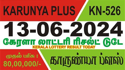 கேரளா லாட்டரி காருண்யா ப்ளஸ் KN.